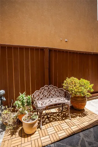 Side Yard off of the kitchen and family room.
