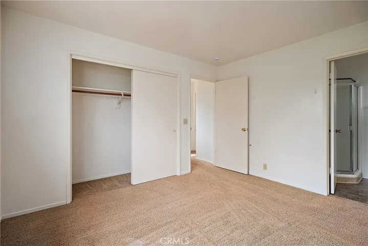 2nd View of Bedroom #1 shows closet and bathroom entry.