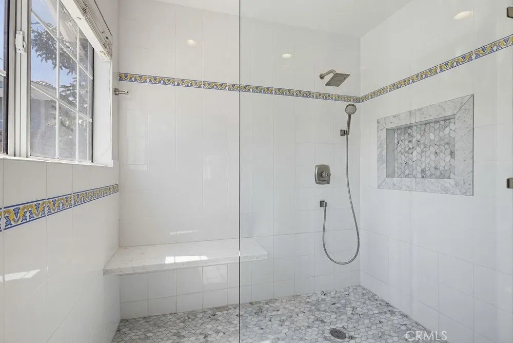 Upgraded walk in master shower