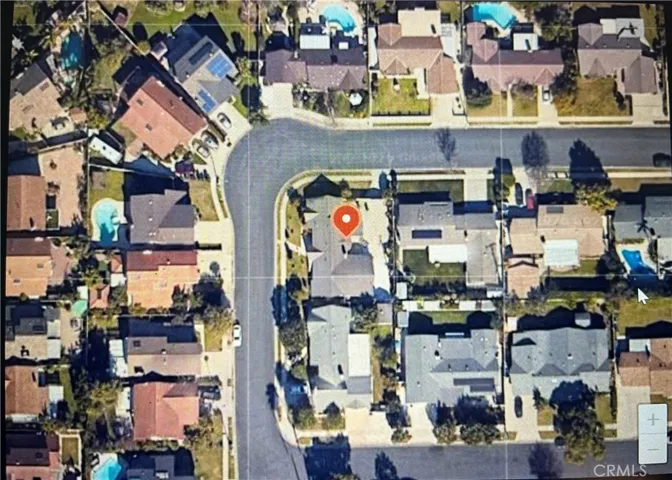 Property location birds eye view