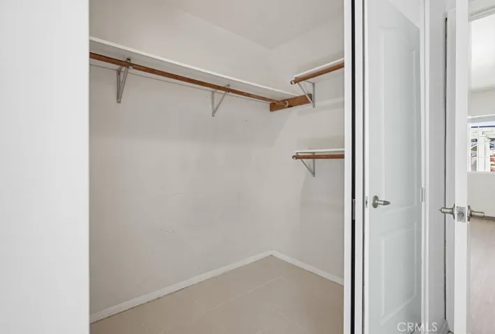 Master bedroom walk in closet