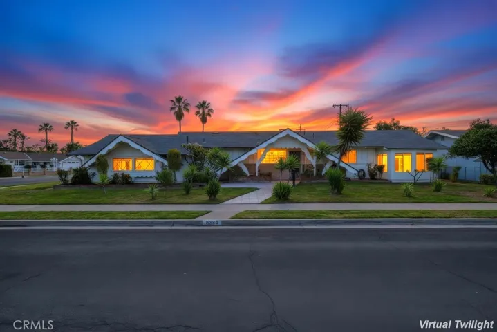 Twilight view of front
