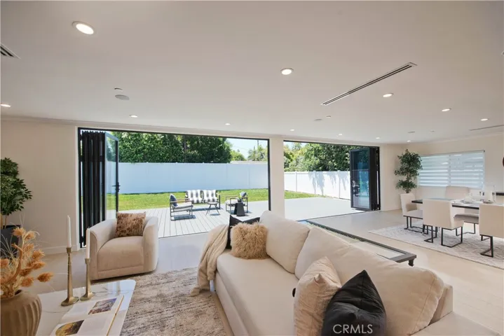 Folding doors to Backyard