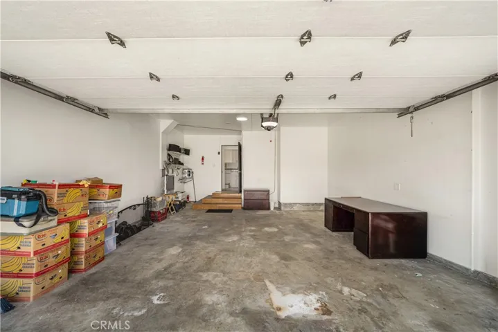2-car garage with drywall