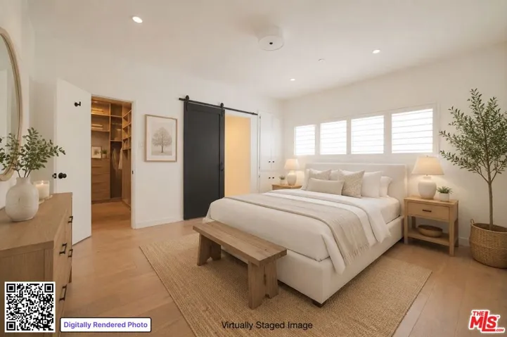 Digitally Staged Bed