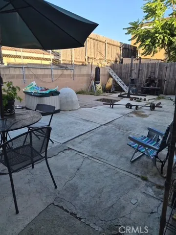backyard area