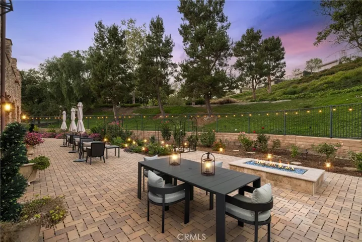 peaceful low maintenance backyard