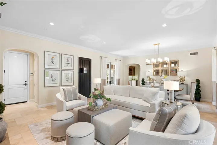a thoughtfully designed floor plan ideal for entertaining