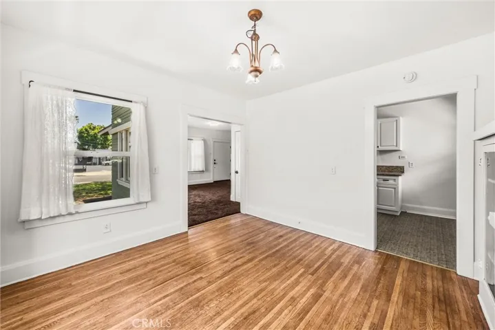 Dining room in unit 2