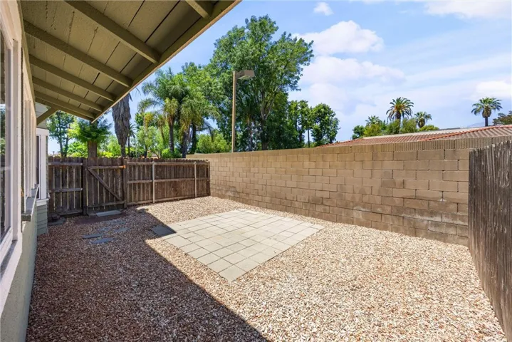 Backyard for main house