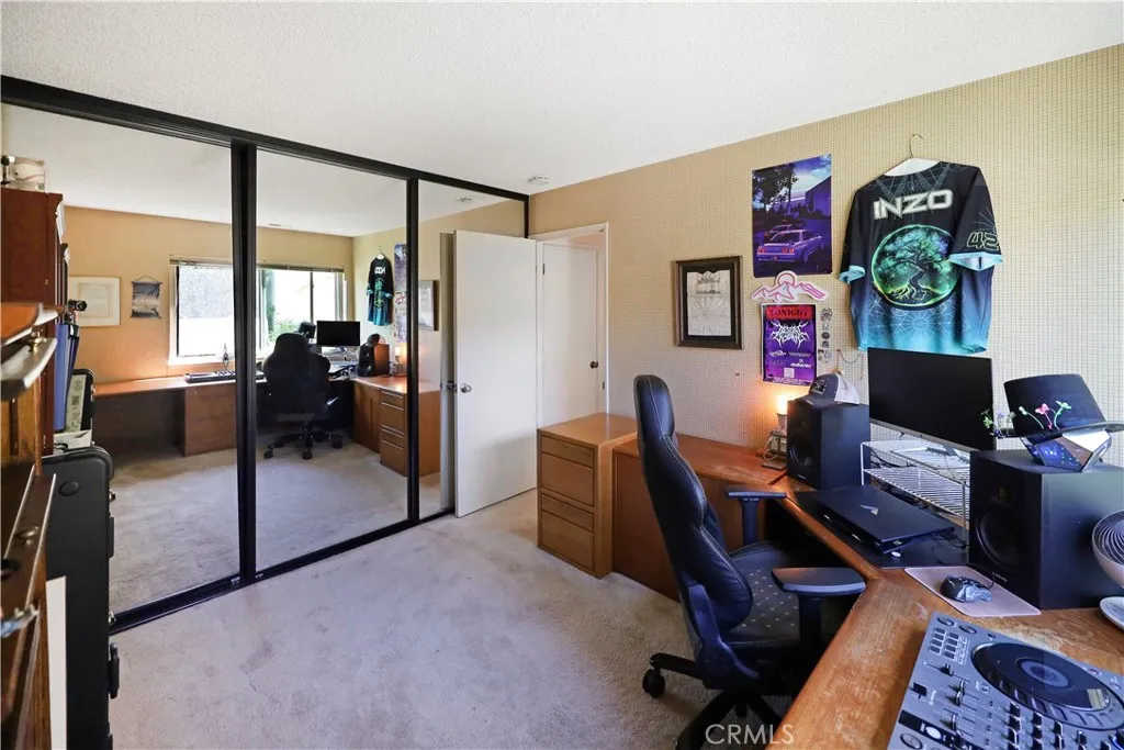 Another view of Guest Bed 2 - currently set up as an office.