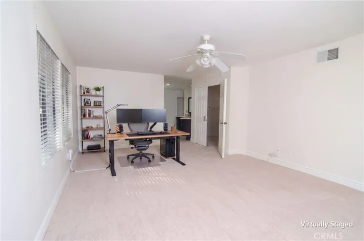 Primary bedroom -virtually staged
