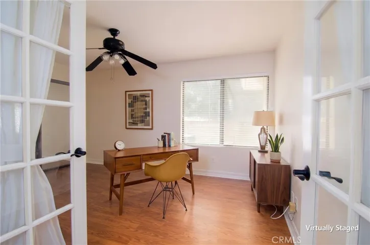 Downstairs bedroom 1 / office - virtually staged