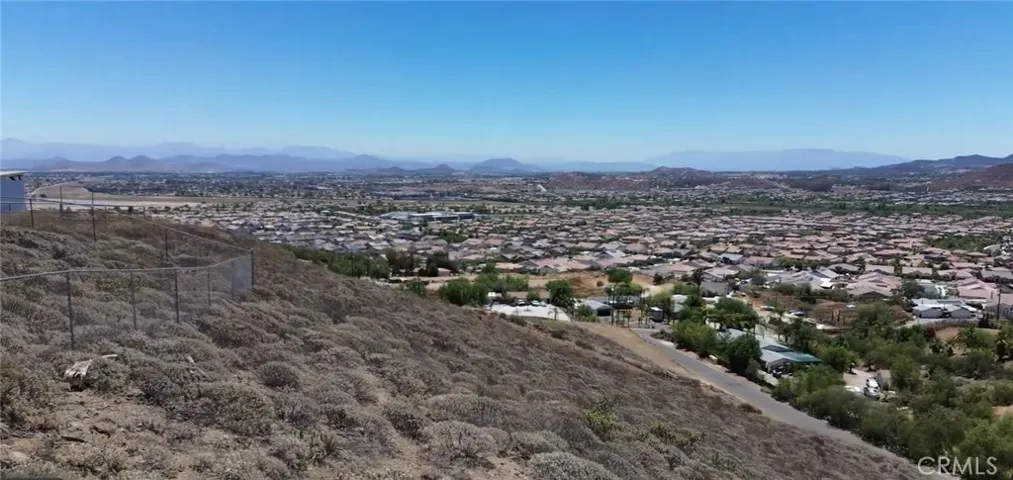 View of Menifee from top of the property