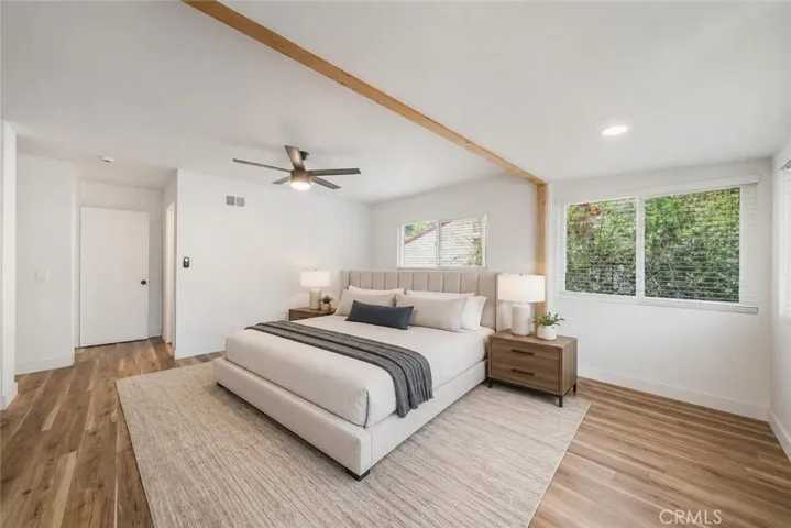 photo is digitally altered for virtual staging