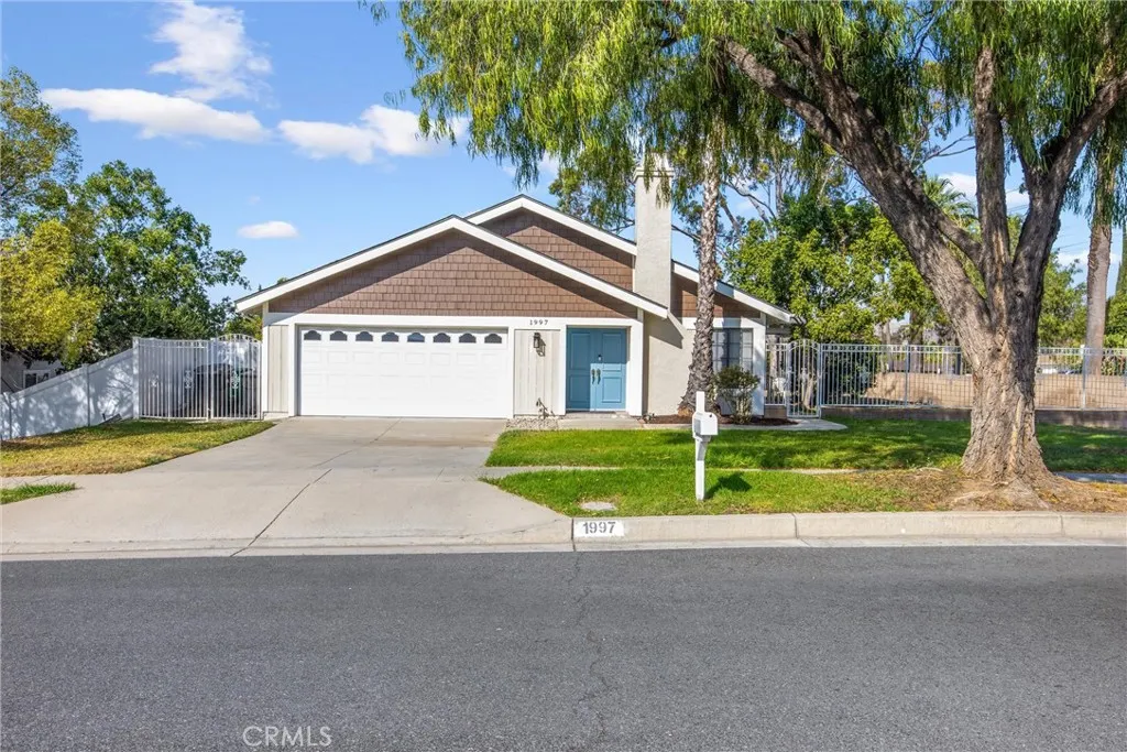 Generous driveway accommodates multiple vehicles