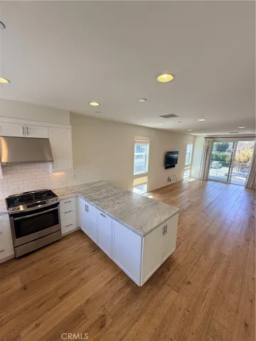 View from Kitchen looking back at dining/family room