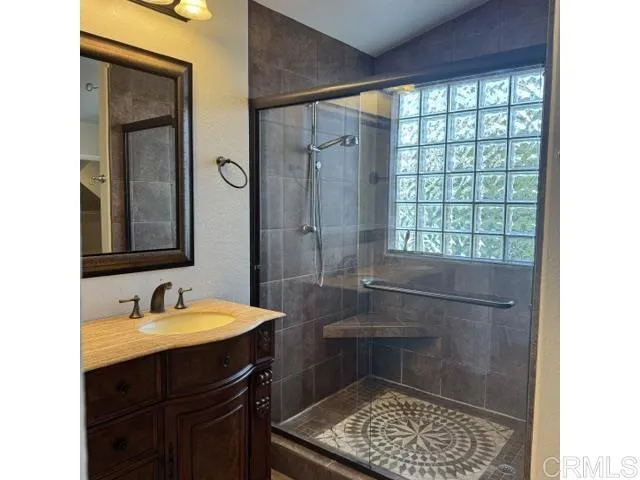 Primary bathroom shower