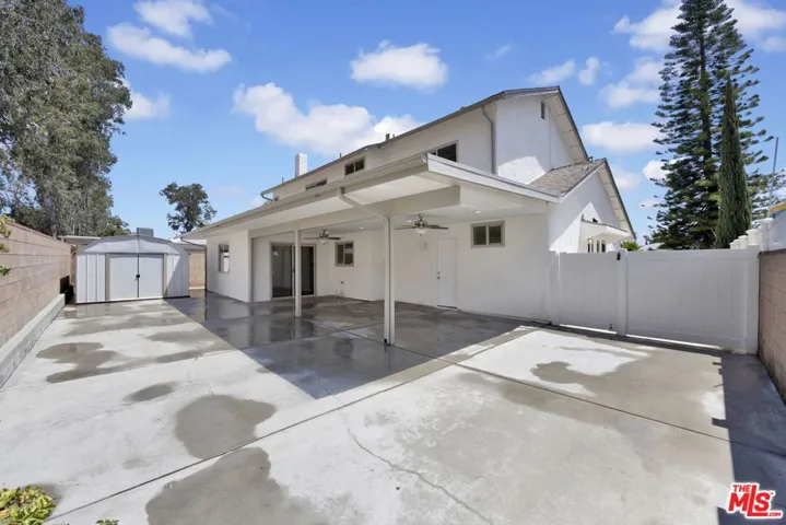 Backyard Patio and Storage