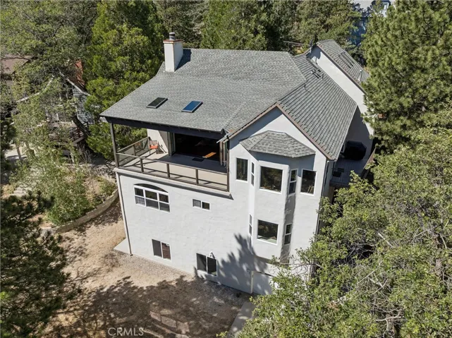 Back side of home