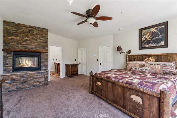 Master en-suite with fireplace