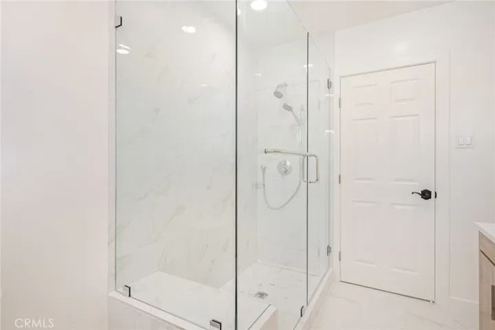 shower in hallway bathroom