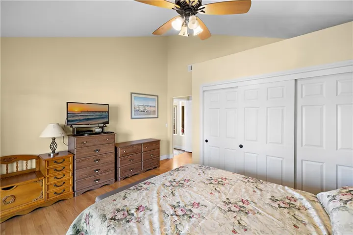 Primary bedroom with panoramic views