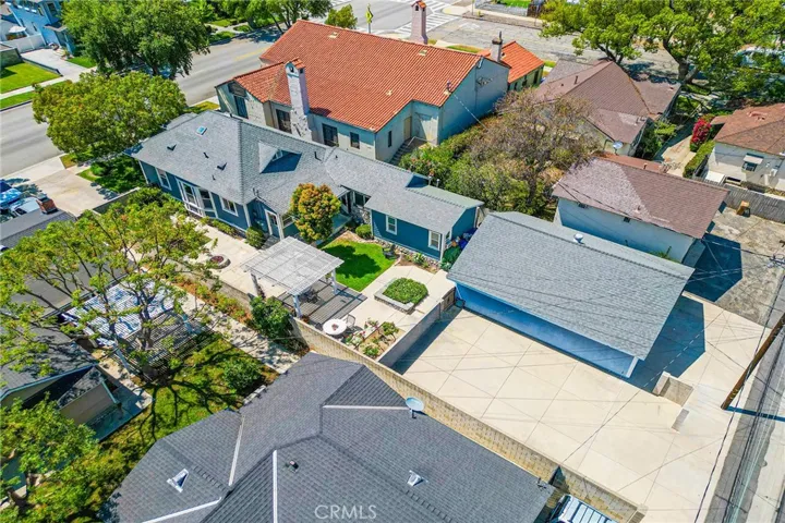 Arial View Back - Garage, Driveway, Alley