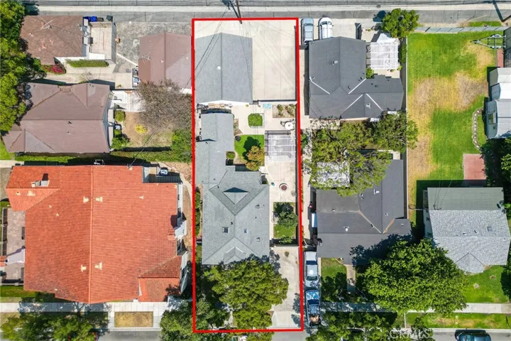 Arial View with Property Marked