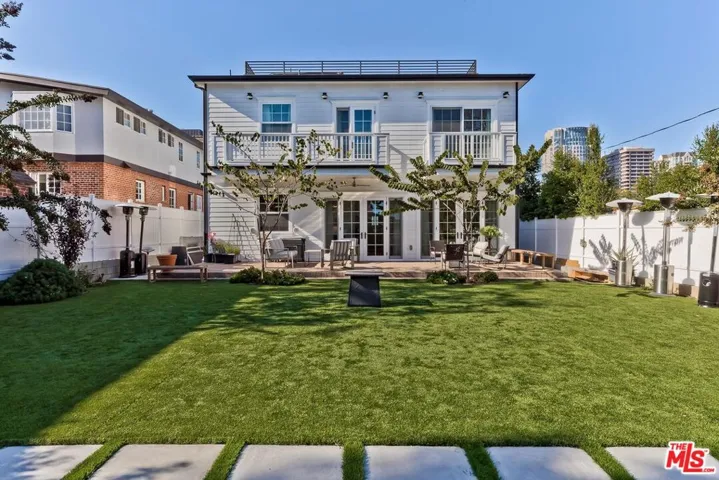 Rear of home