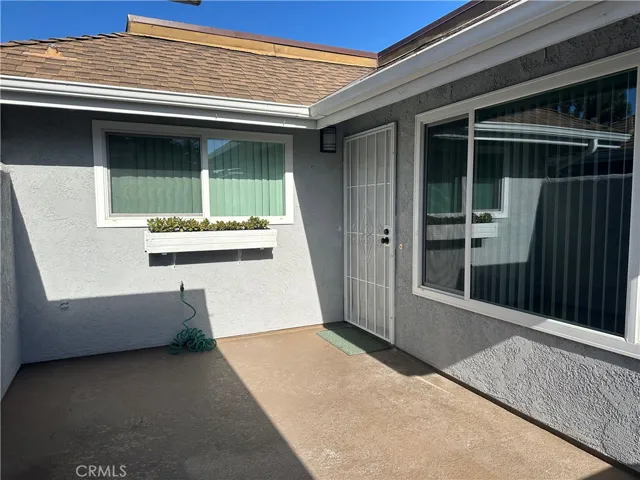 Private patio entrance