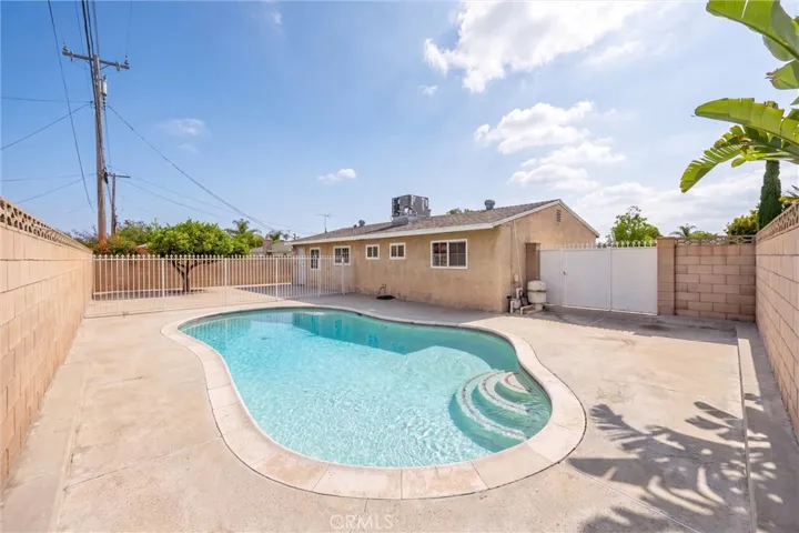 Rear of Home with Pool View