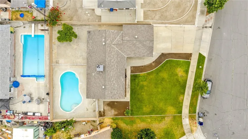 Aerial View of the Home