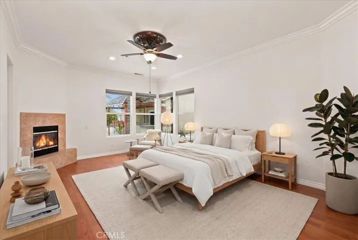 Digitally Altered Primary Bedroom