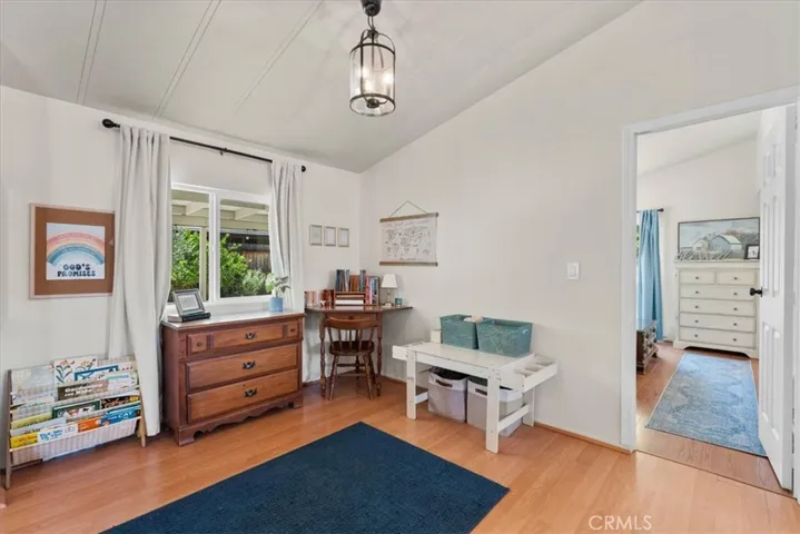 Sitting area can be used as a work space.