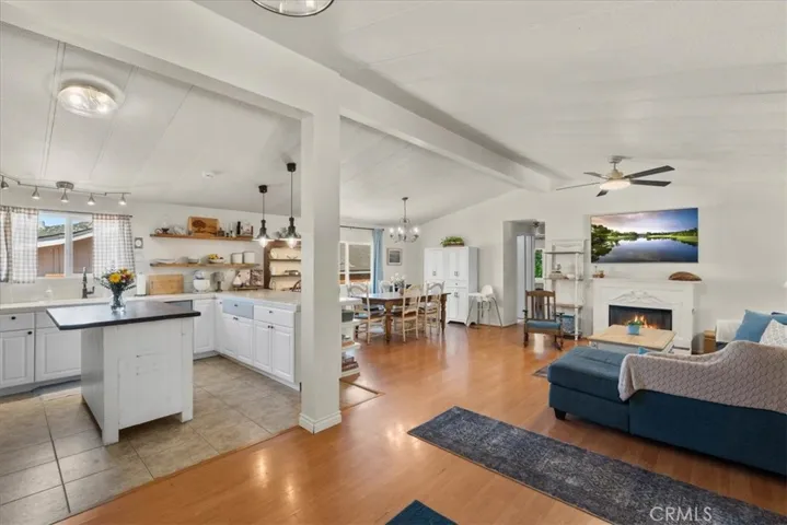 Open floor plan.