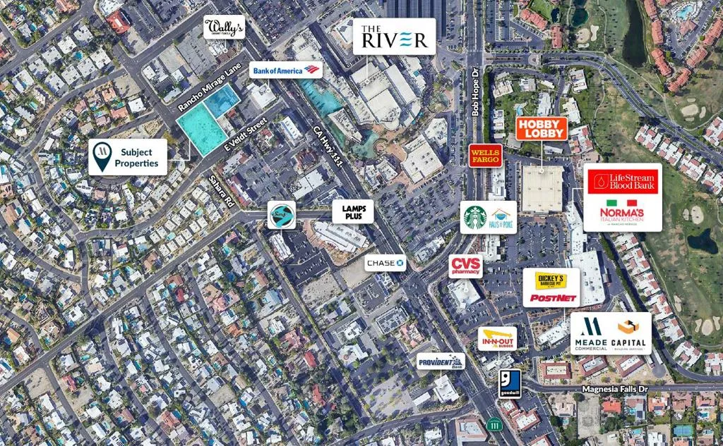 aerial retail map