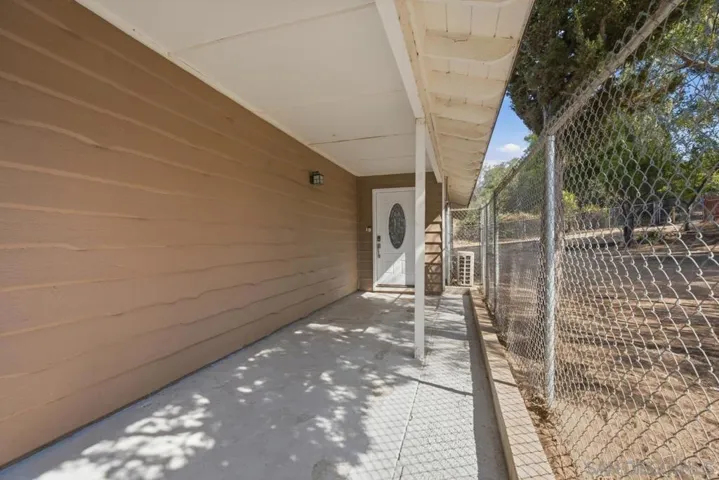 Entrance to house. Gated.