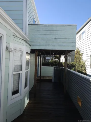 Main level patio and upper patio accessed via the Loft.