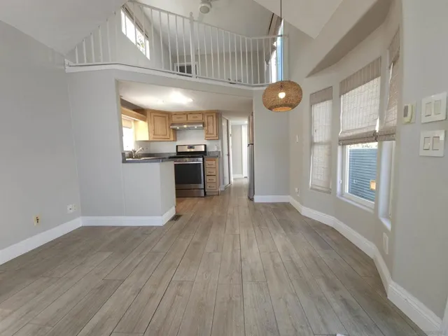 Spacious open floor plan inviting social togetherness.