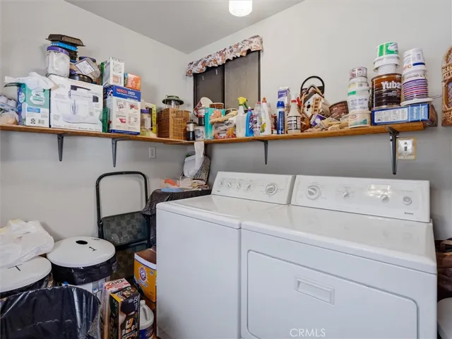 Pantry/laundry area and Mud Room