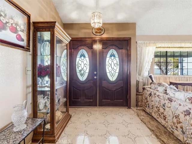 Front door.
