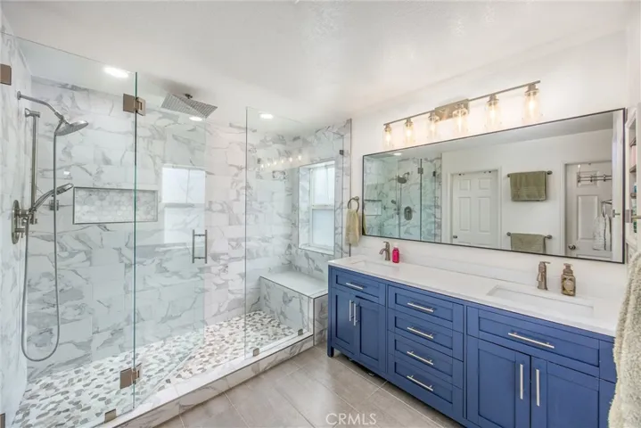 Primary bathroom suite