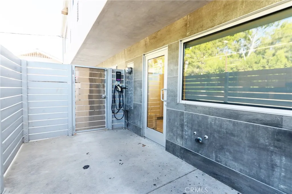 Patio and Electric Charger
