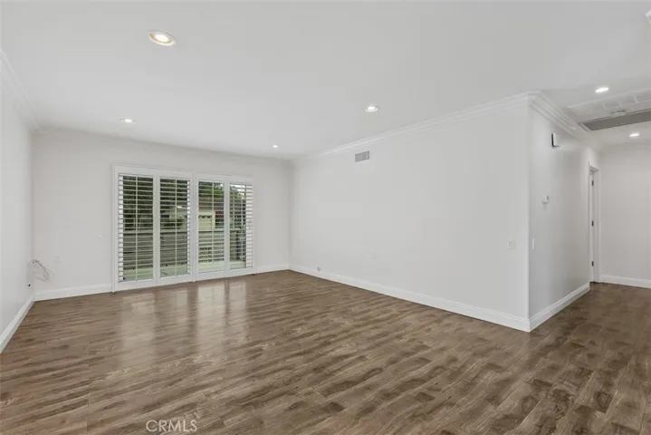 Spacious room with slider to patio