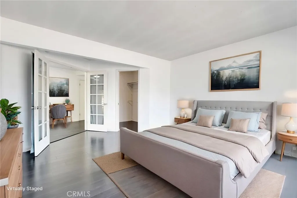 Virtually staged Bedroom 2