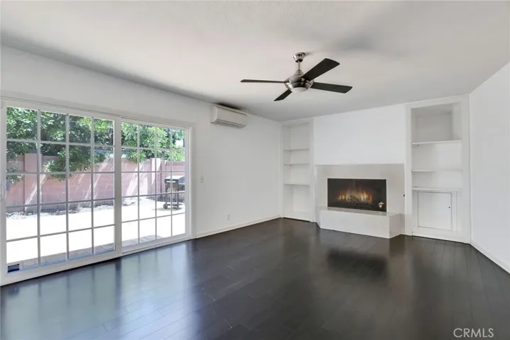 Virtual fire; fireplace does not have a gas line