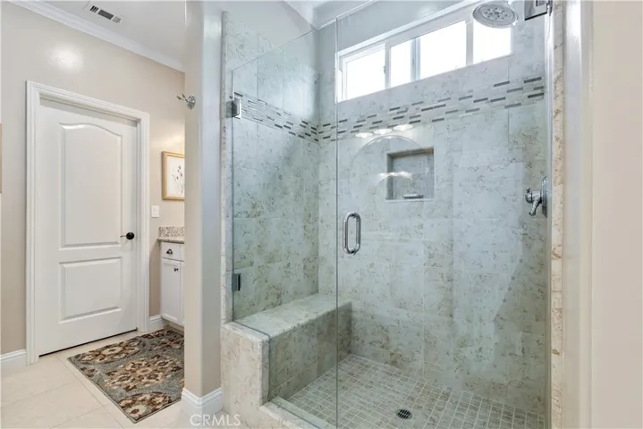 Primary Bath Walk-In Shower.
