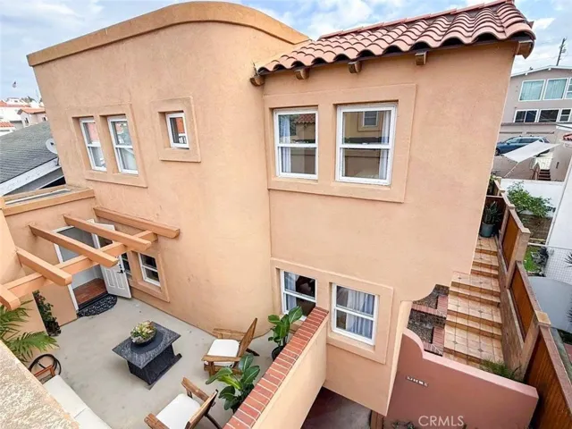 Private Balcony & Front Of Townhome