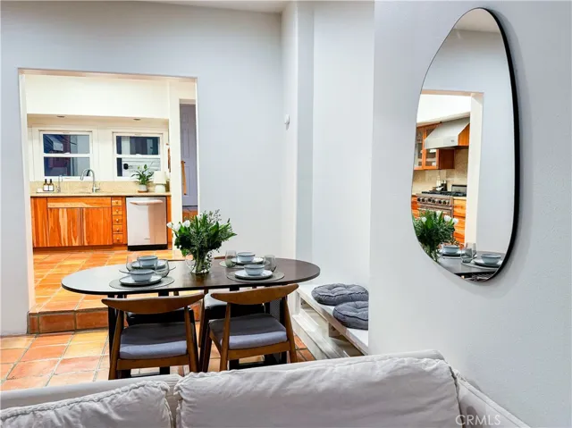 Kitchen View From Dining Room